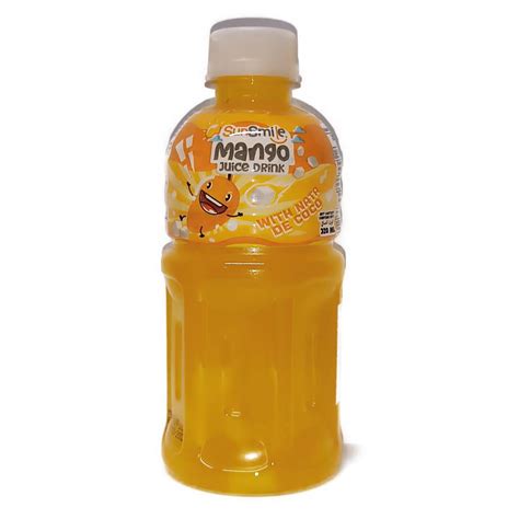 Sun Smile Mango Drink Nata De Coco 320ml | Greek Deli Goods - Premium ...