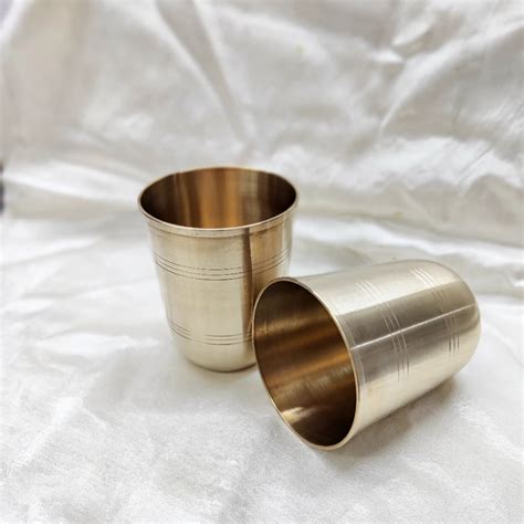 Buy kansa Glass Online/Tumbler Set of 2 For Gifting – Kansyam Metalex