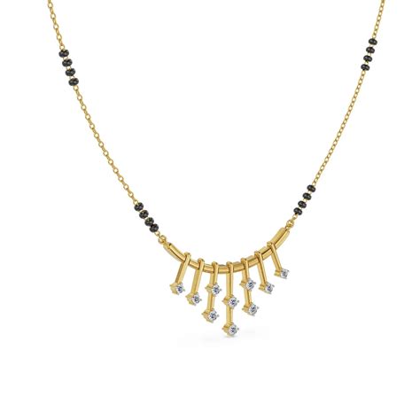 Buy Lab Grown Diamond Mangalsutra Necklace | IGI Certified – Emori