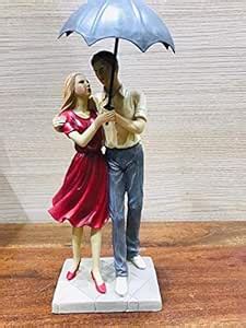 Buy Love Umbrella Couple Valentine Exclusive SHOWPIECE POLYRESIN Online ...