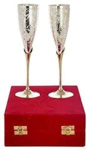 INTERNATIONAL GIFT German Silver Wine Glass/Wine Goblet with Beautiful ...