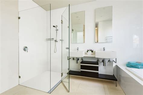 Corian and Stormtech's no-grout shower floor - The Interiors Addict