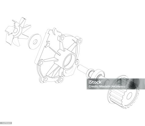 Image result for Water Pump Exploded-View