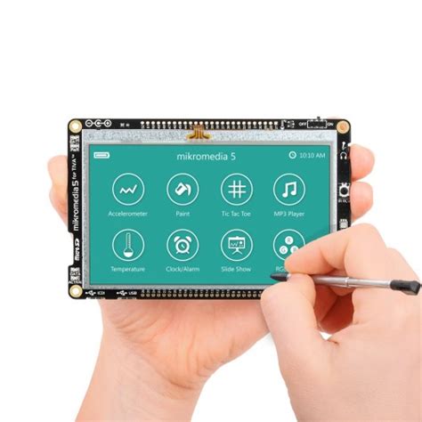 mikromedia 5 for Tiva at MG Super Labs India