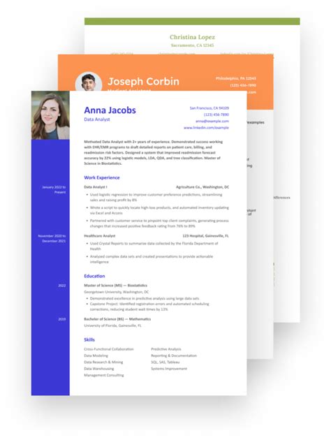 Resume Examples Free 的图像结果