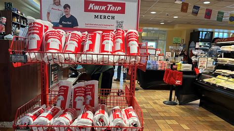 Find Kwik Trip branded merchandise at stores in central Minnesota