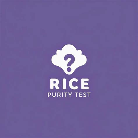 Purity Rice Test