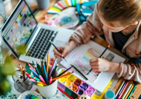 Master Art Class for Kids - Painting and 3D design (Ages 5- 15), 35 ...