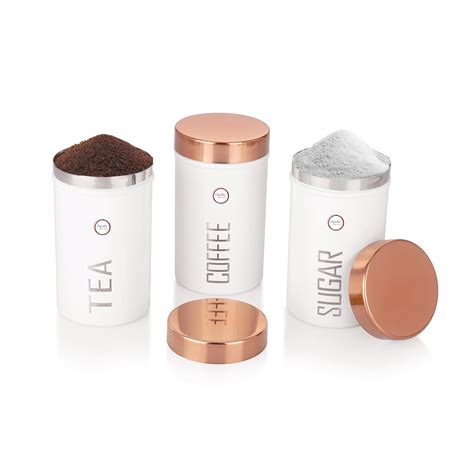 Buy Opullo Mother's Choice Tea Coffee Sugar Containers Set | Coffee Tea ...