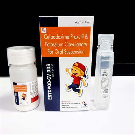 ESTOPOD-CV DDS Dry Syrup Estocott Pharma Pvt. Ltd.