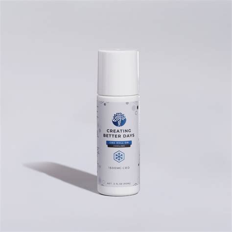 Buy Cooling CBD Menthol Roll On 1500 MG | Creating Better Days