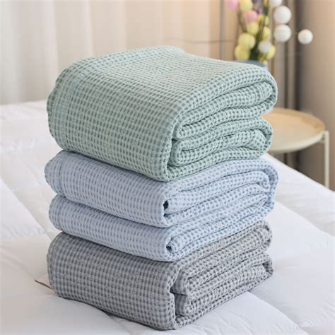 Chăn văn phòng K-Bedding By Everon chất vải Cotton Modal Họa Tiết Tổ ...