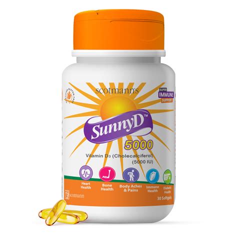 Scotmann’s SunnyD 5000 - 30 Softgels – D-Dukaan