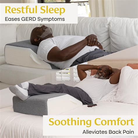 Buy HOME BY MSP Leg Elevation Pillow for Swelling with 2 Washable ...