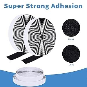 OXIOV Self Adhesive Hook and Loop Tape | Nylon Self Adhesive Heavy Duty ...