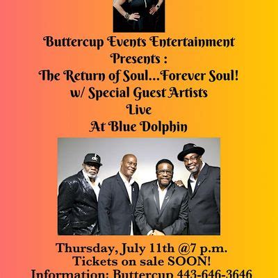 The Return of 4eva Soul - Presented by: Buttercup Events Entertainment ...