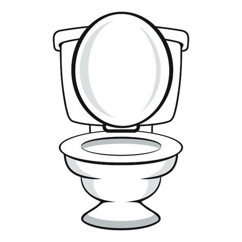 Einfaches Vektor-Toilettensymbol2 | Premium Vektor
