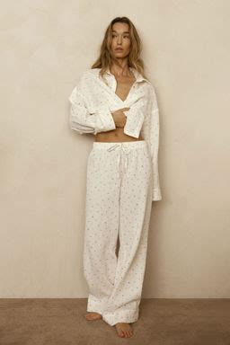 Buy H&M Cotton Muslin Pyjamas (XS) Online