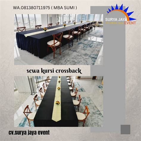 Sewa Kursi Crossback Pegangsaan Dua Kelapa Gading Jakut