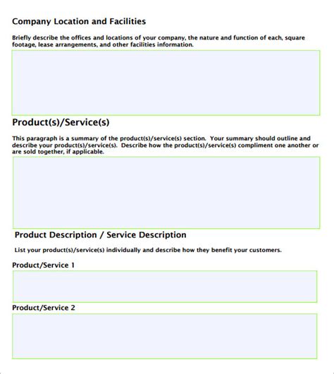 Small Business Plan Sample 的图像结果