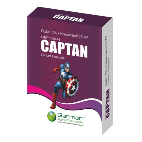 German Captan 70% + Hexaconazole 5% WP