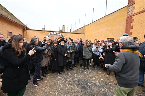 At concentration camp once used for Nazi propaganda, European Jews ...