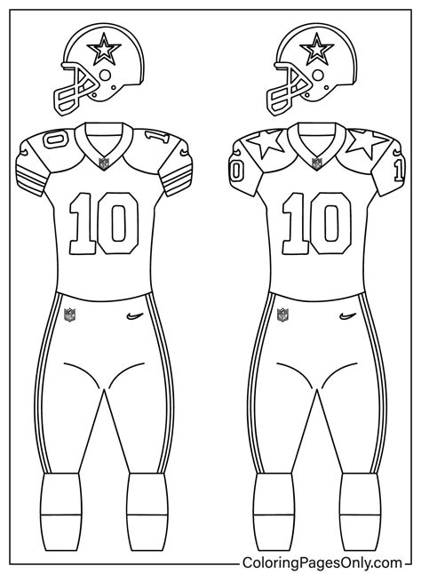 Dallas Cowboys Coloring Pages Pdf