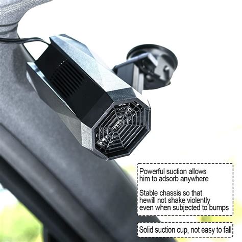 Riscaldatore Auto 2 In 1 Da 150W 12V - Soffiante Sbrinamento Rapido, Rotazione 360°, Per Presa Accendisigari, Con Ventilatore Estate