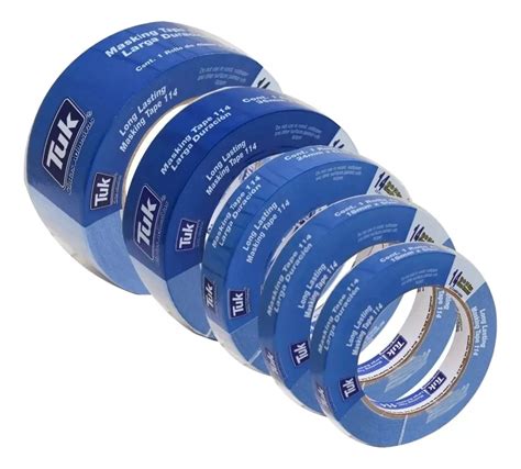Pack 5 Cintas Masking Tape Azul (surtidas) - Tuk 114 Varios – EPOXIPRO ...