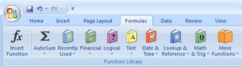 Image result for Excel 2007 Functions
