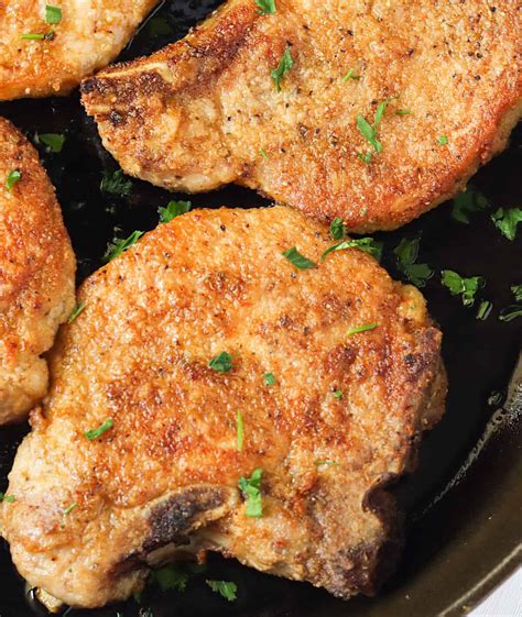 Easy Air Fryer Fried Pork Chops Southern Style