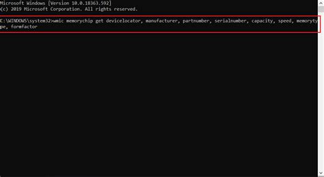 Image result for Check Memory Windows 10 Command