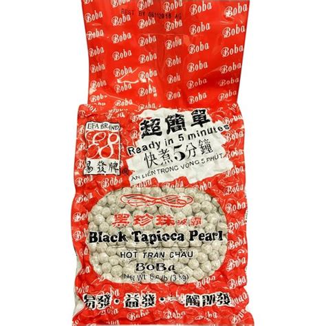 Buy E-FA Black BOBA Tapioca Pearls Bubble Tea Ready in 5 Mins 6.6 lb ...