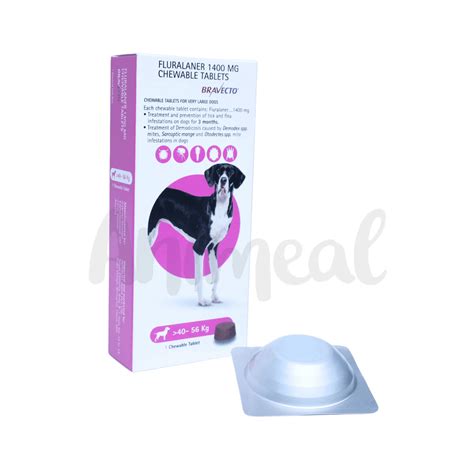 AnimealBRAVECTO (40-56KG) DOG TABLET - Upto 15% Off - An...