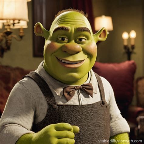 Shrek Horror in Shrek Outfit | Stable Diffusion Online