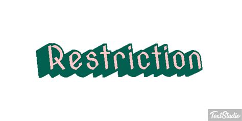 Image result for restriction
