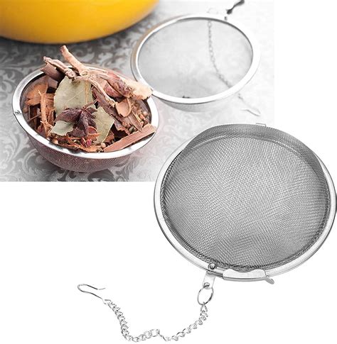 VRUNDAVAN CARE Stainless Steel Tea Ball Strainer Mesh Infuser Filter ...