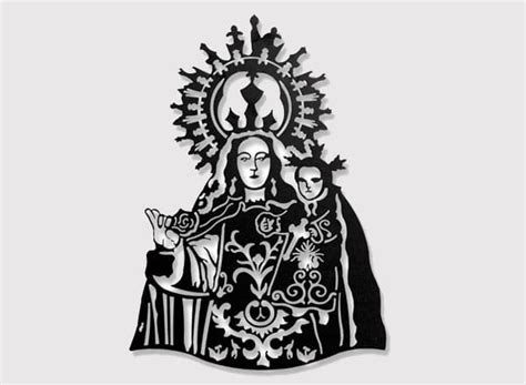 Figura Forja Virgen con Niño