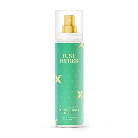 Just Herbs Body Mist Spray for Men and Women With Long Lasting ...