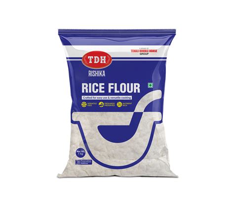 TDH Rishika Rice Flour 1kg – Fine & Gluten-Free Atta – Tenali Double Horse