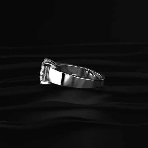 Buy Princess Cut Solitaire Engagement Ring For Men Online – Earthly Jewels