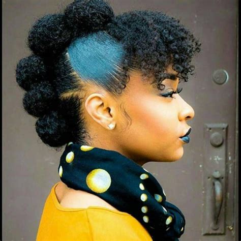 Curly Mohawk Hairstyles | Natural hair styles for black women, Natural ...