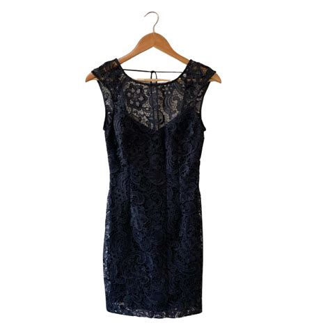Lipsy Women's Size 8 Black Lace Dress