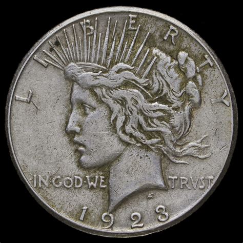 USA 1923 S Silver Peace Dollar