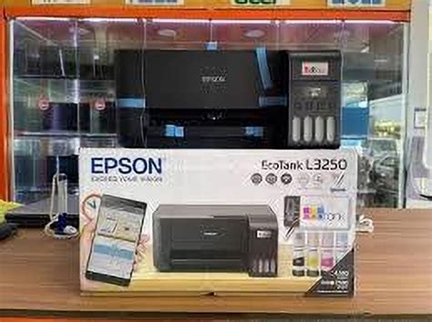 Epson L3250 Multi-function WiFi Color Ink Tank Printer (4 Ink Bottles ...