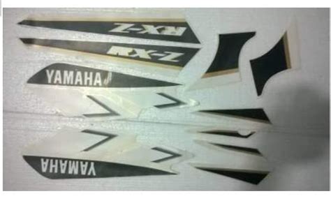 MJ Automobile RX135 5 Speed Sticker KIT for Yamaha rxz 5 Speed Blue ...