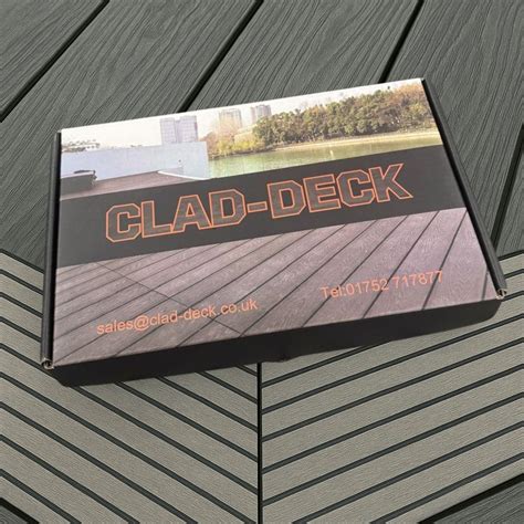 Cheap Composite Decking Sample Box wpc wood effect