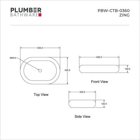 Best Art Basins - Zing PBW-CTB-0360 | Plumber Bathware