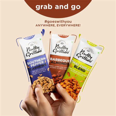 Relish Combo Thai Chilli Blend, Pepper Cashews, Barbeque Almonds (Pack ...