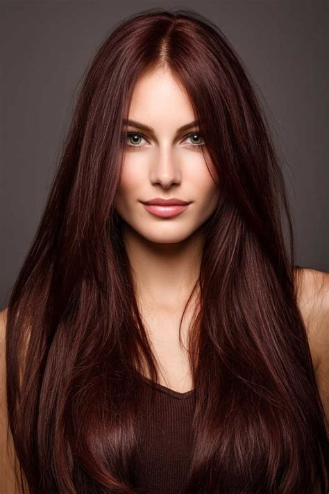 16+ Luscious Chocolate Cherry Hair Color Ideas to Inspire - Tress Nails ...